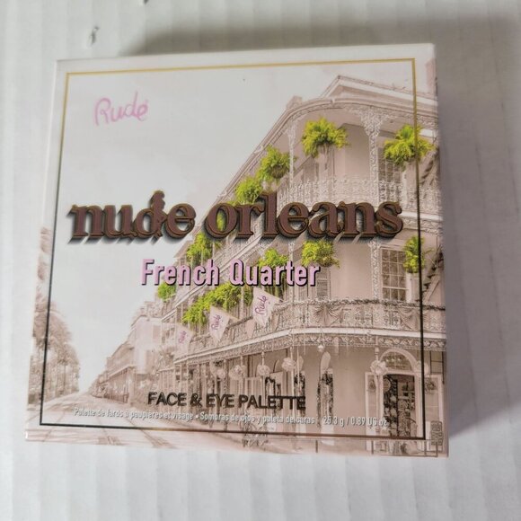 RUDE NUDE ORLEANS French Quarter Face & Eye Palette - Picture 1 of 2